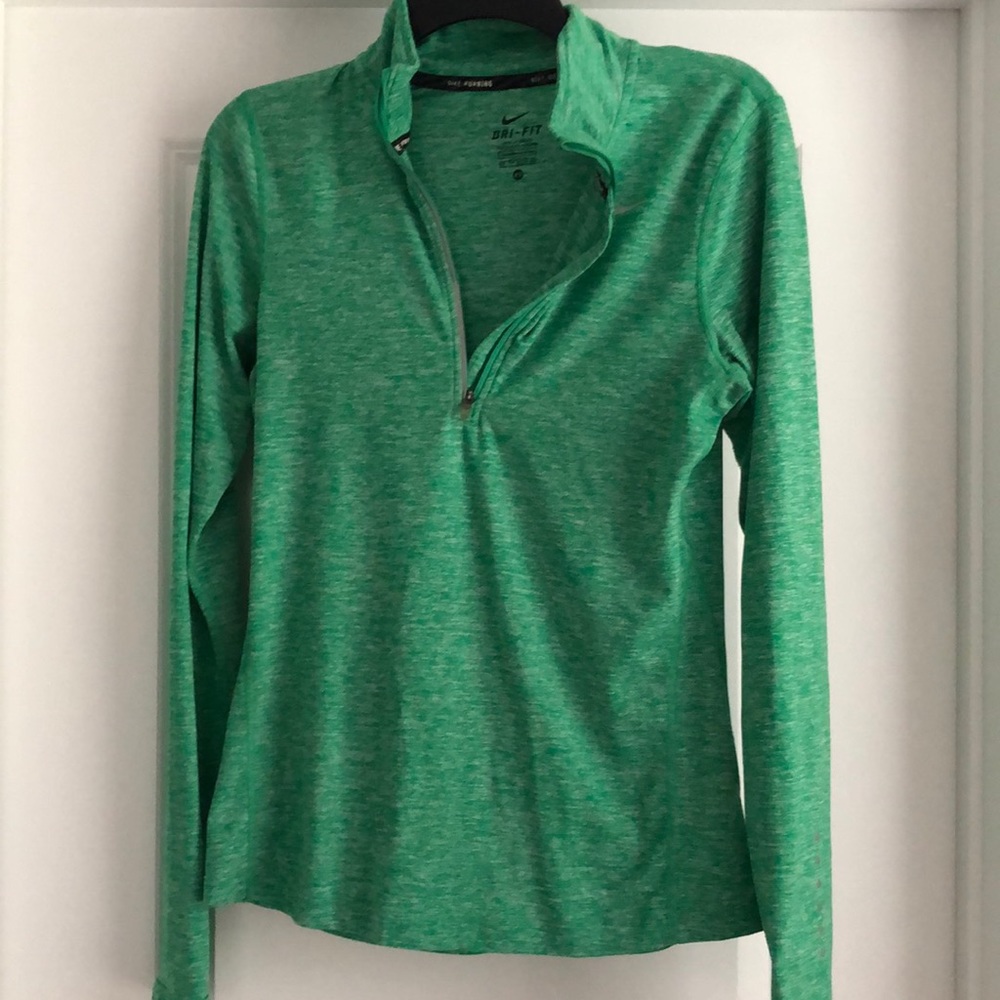 Nike, dry fit zip-up